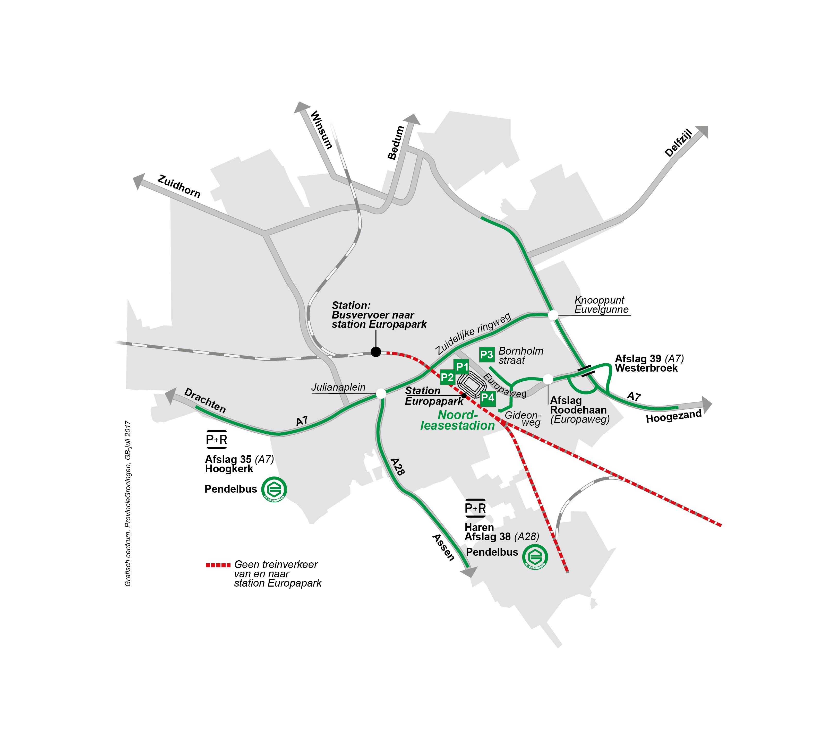 Routeroute augustus 2017 Groningen