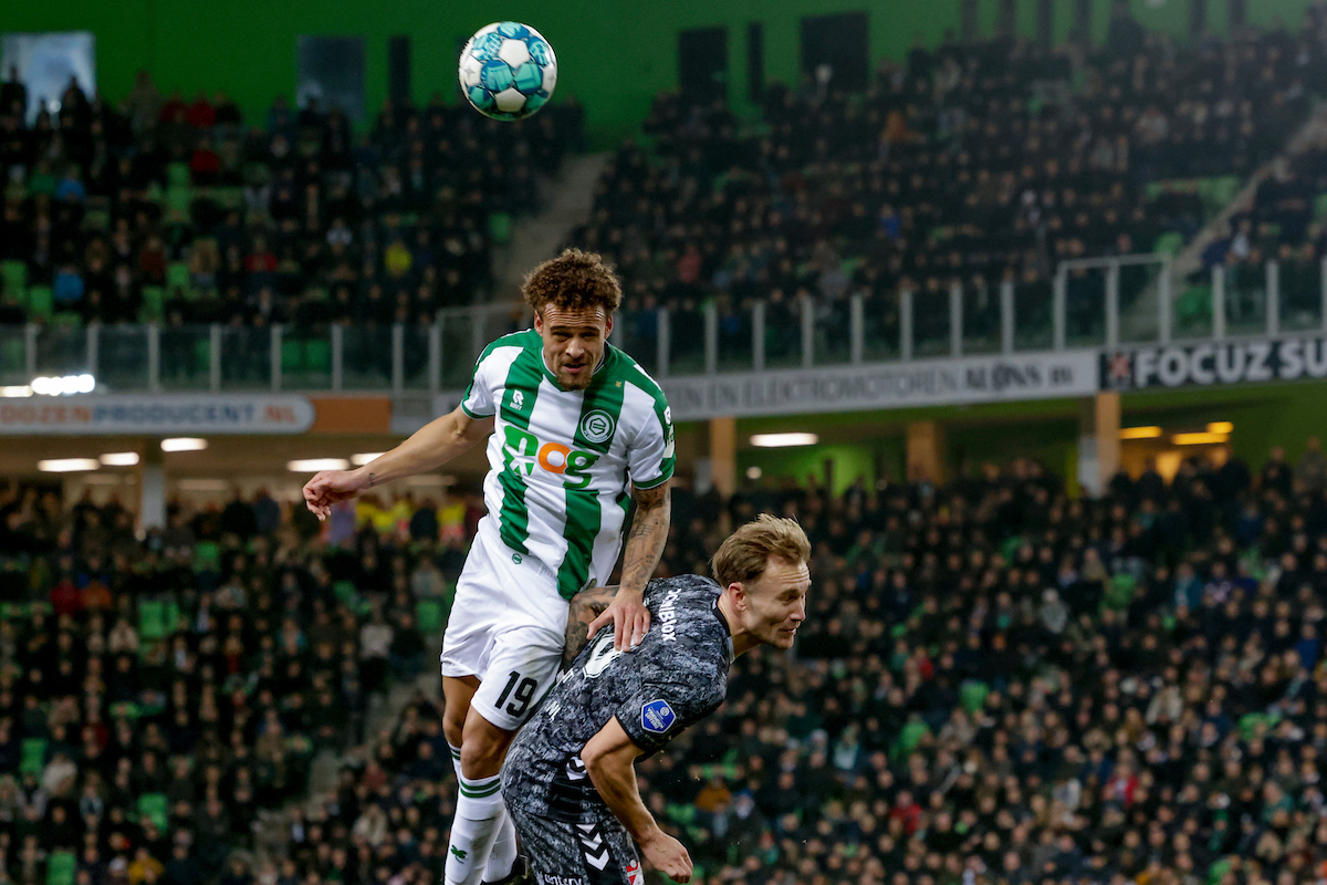 GRONINGEN, 12-01-2023, Euroborg, football, Dutch KNVB Beker, season 2022  2023, fans of FC Groningen